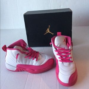 “Vivid Pink” Jordan 12 Retro Sneakers