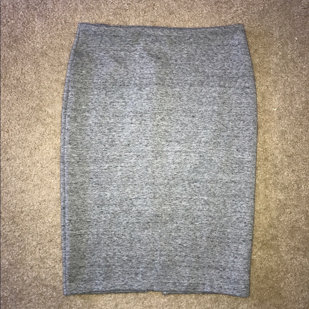 Gray Midi Length H&M Pencil Skirt