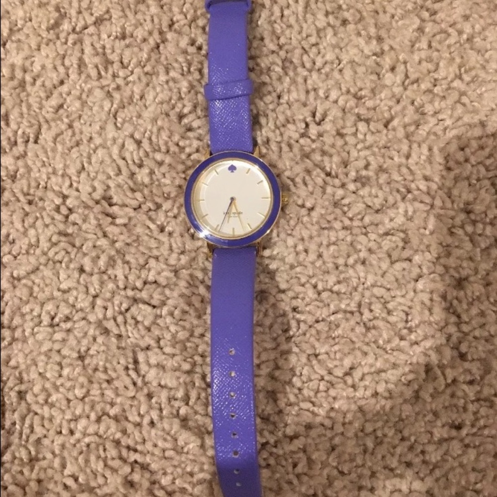 Kate Spade bright purple metro watch.