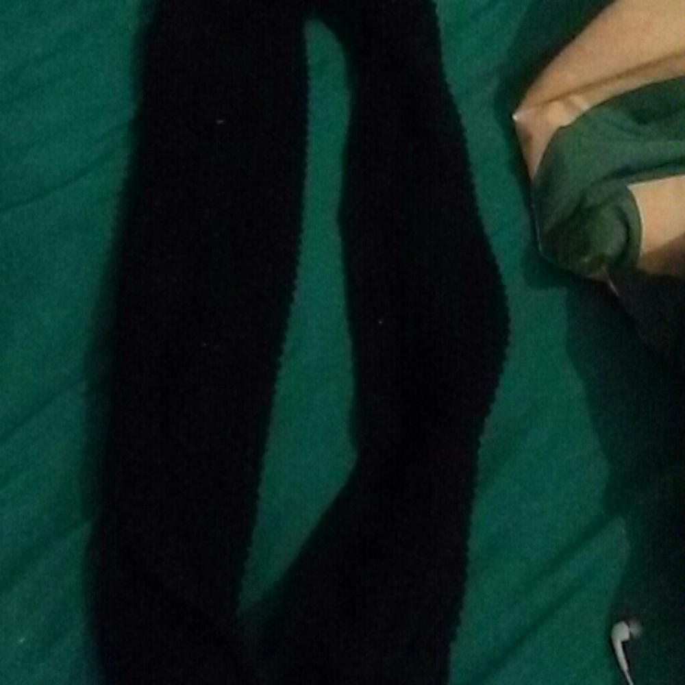 All black infinity scarf