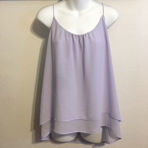High low layered loose tank