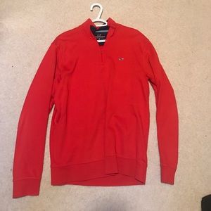 Red Vineyard Vine's Quarterzip