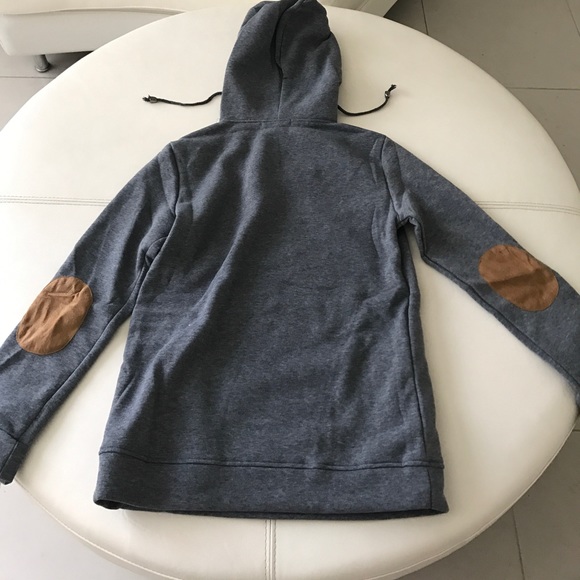 Long sleeve cotton blend hoodie - Picture 5 of 5