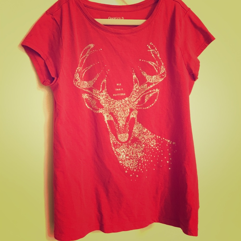 Girls Glittery Tee