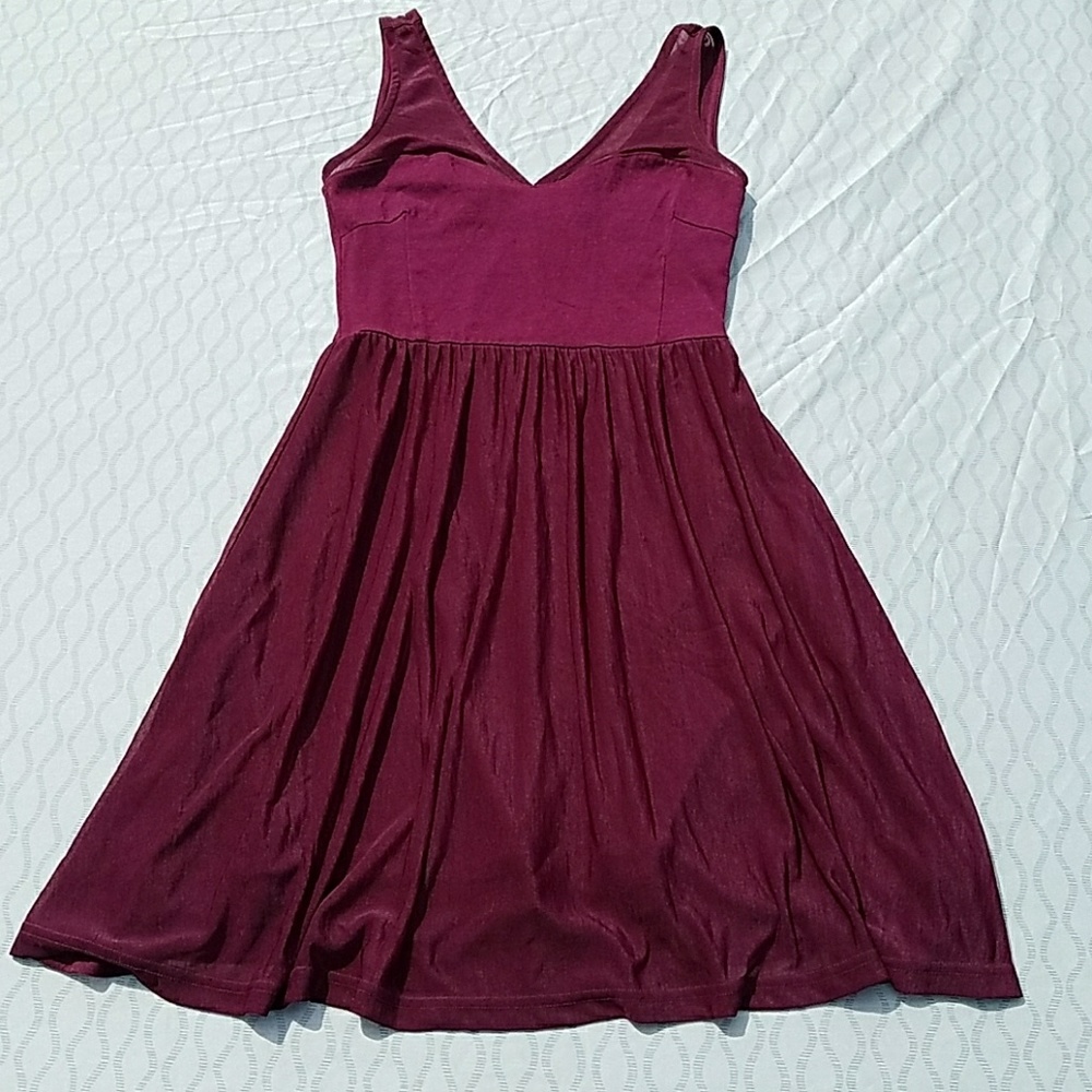 Cute and classy wine dress