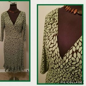 Faux Wrap Dress