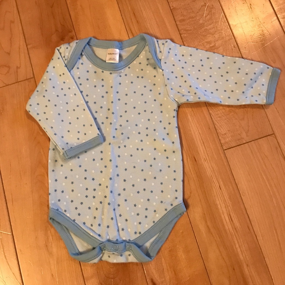 Boys Long Sleeved Onesie