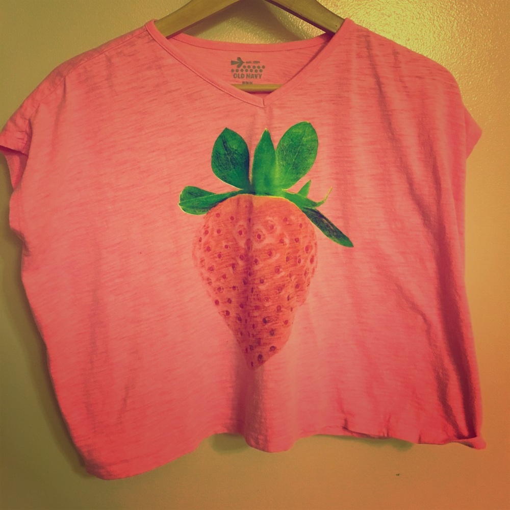Girls Strawberry Crop