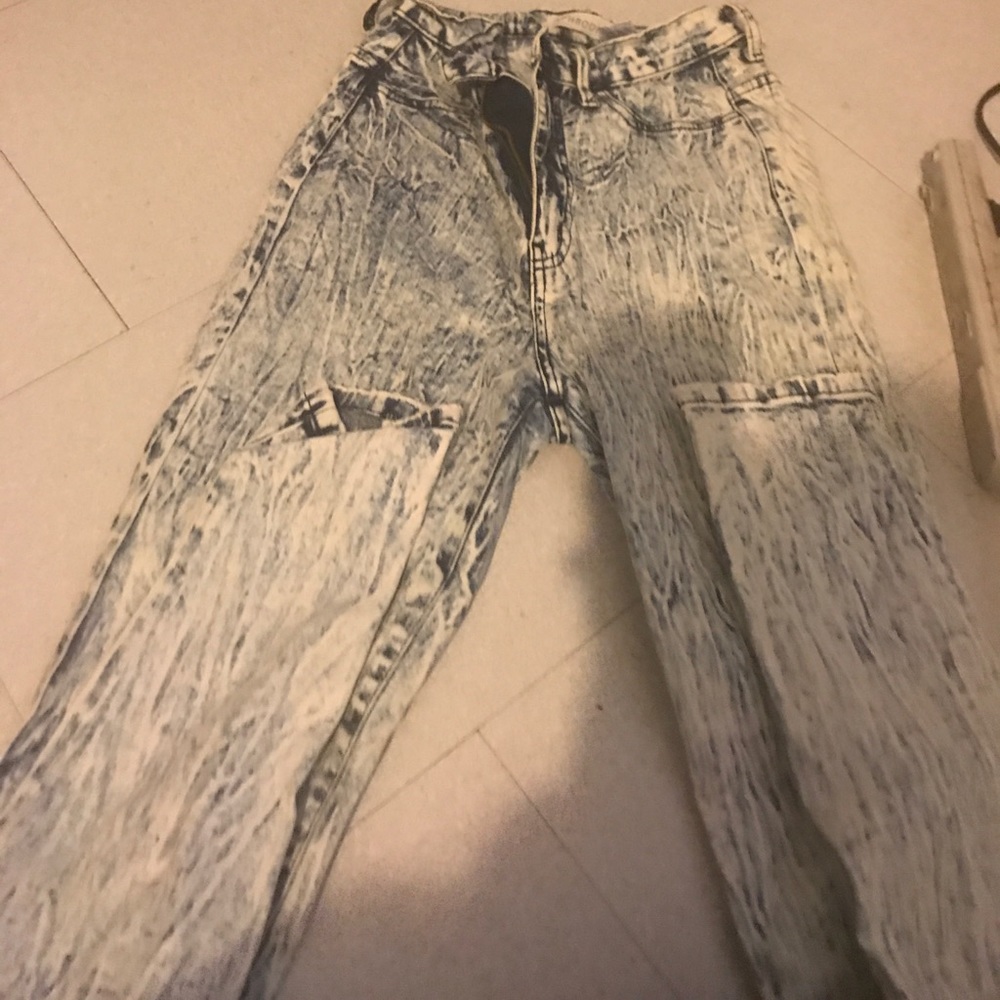 Acid wash Denim jeans
