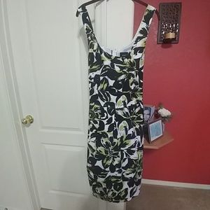 Black & Lime Color Dress