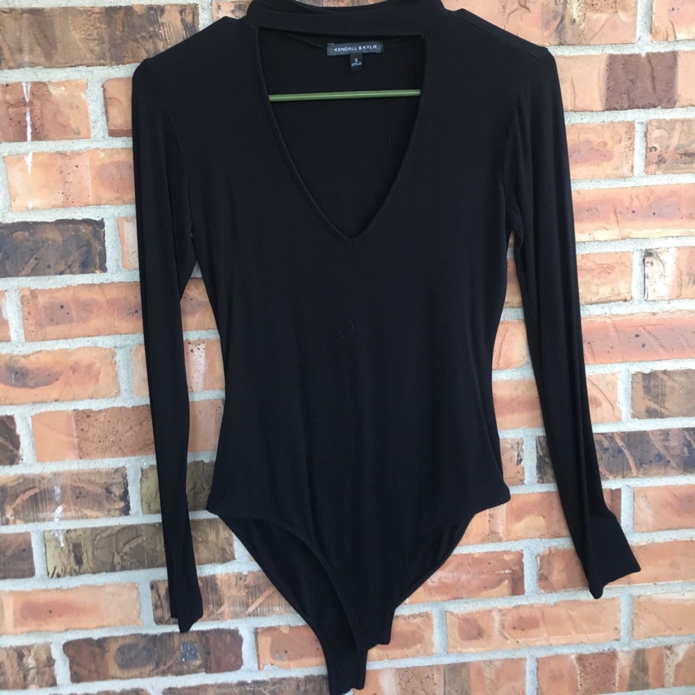 Mock neck/cutout bodysuit