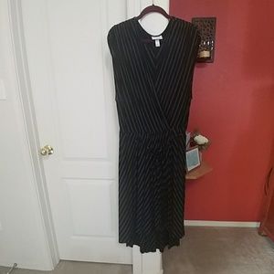 Sleeveless Plus Size Wrap Dress
