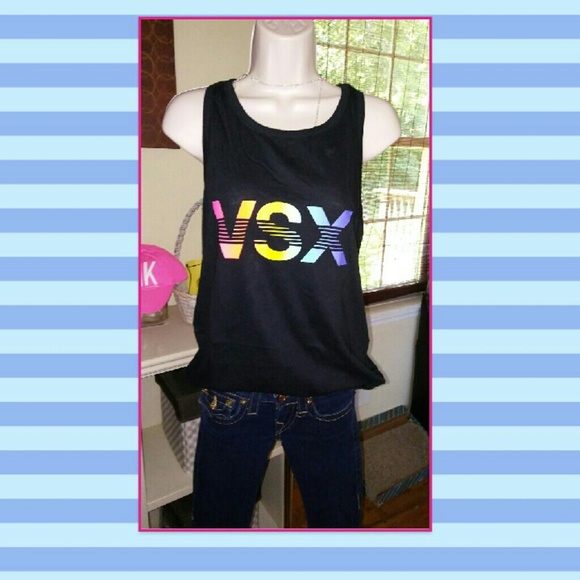 Victoria's Secret Sport Ombré Rainbow tank - Picture 2 of 4