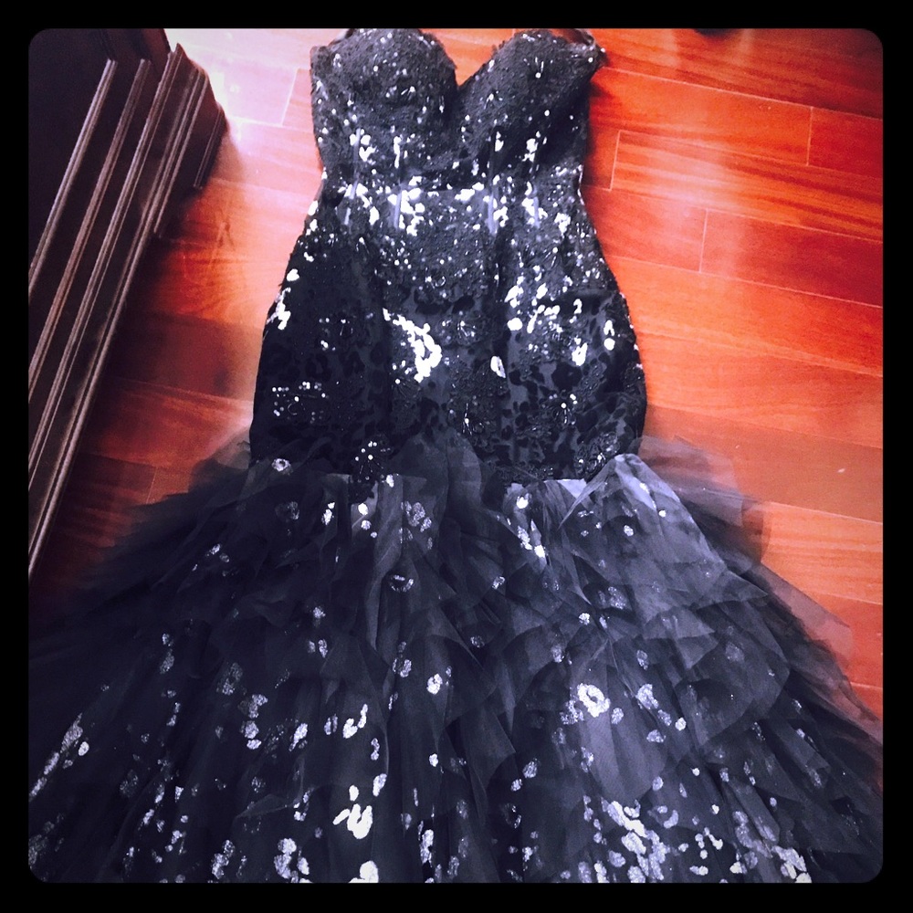 Jovani custom tailored gown