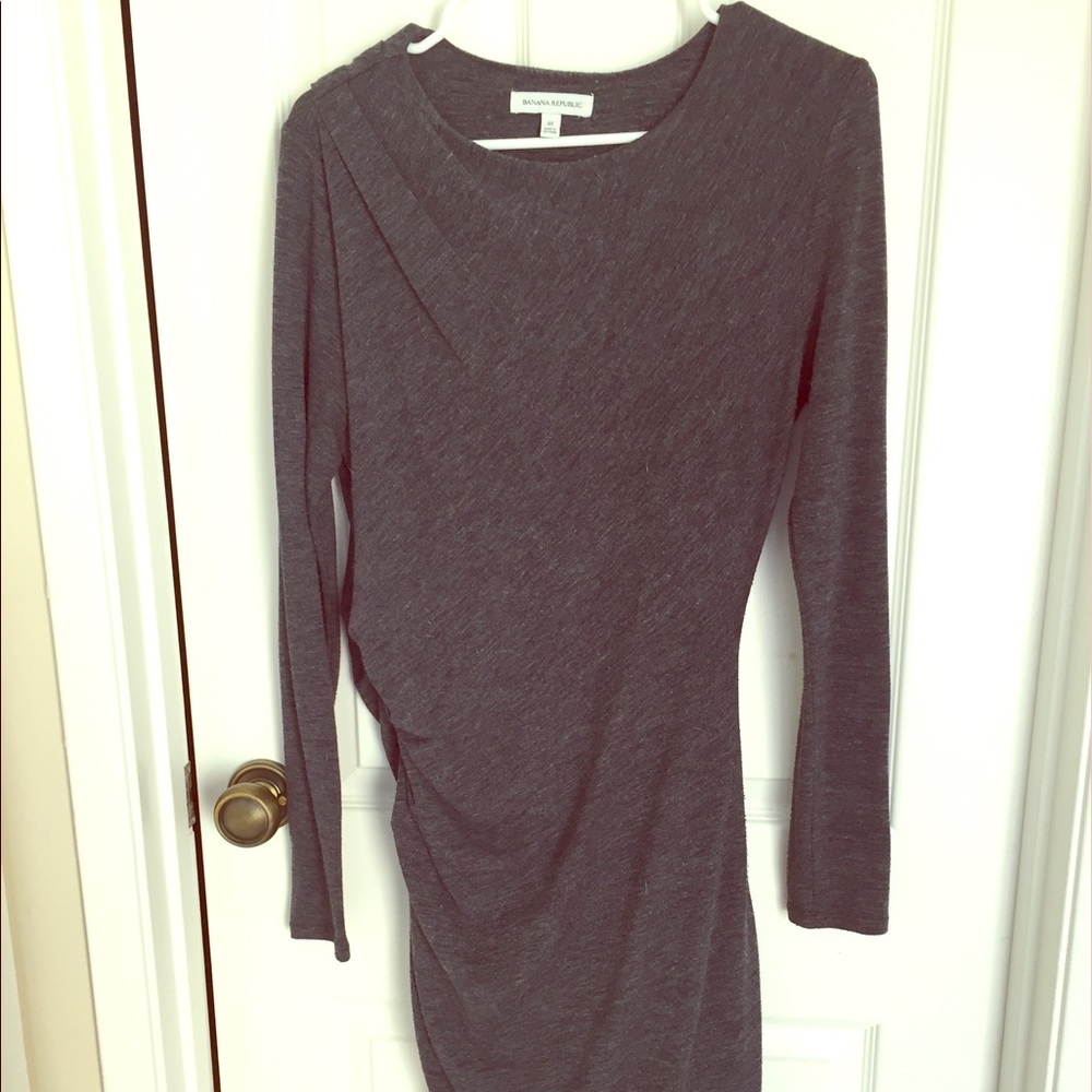 Banana Republic ruched dress