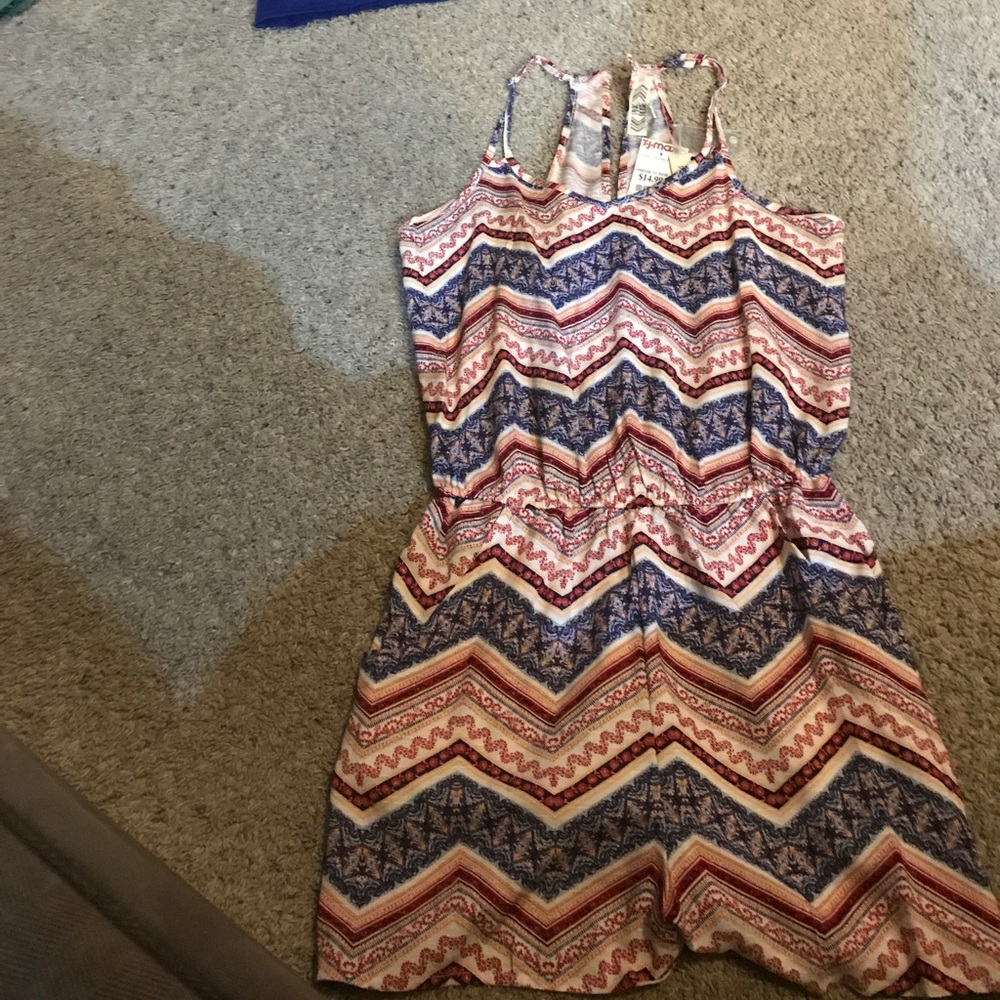 Pink Rose romper