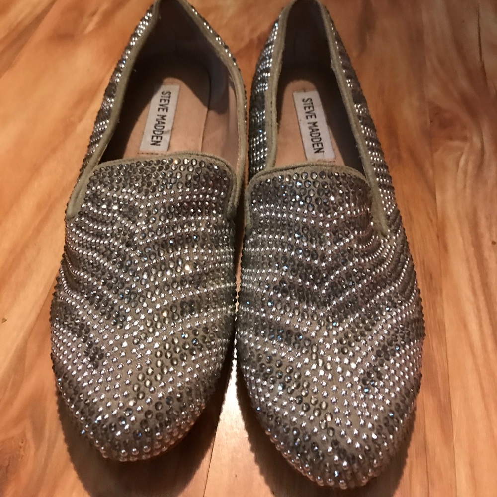 Steve Madden sparkle loafers