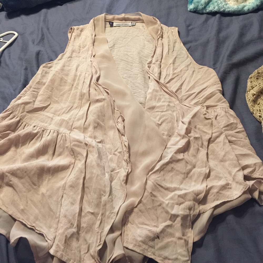 Sheer sleeveless cover