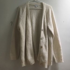 Cotton On Women's Large White Sweater/Cardigan
