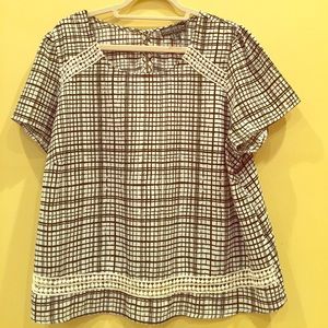 Black and white shirt