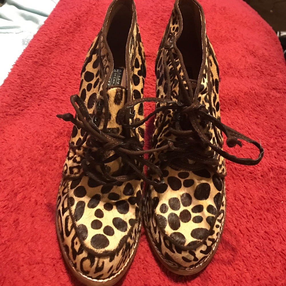 Cheetah Mohair Deena & Ozzy Booties