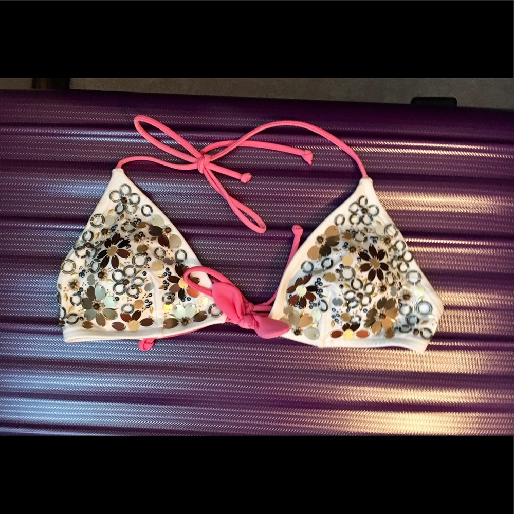 Victoria's Secret beaded bikini top