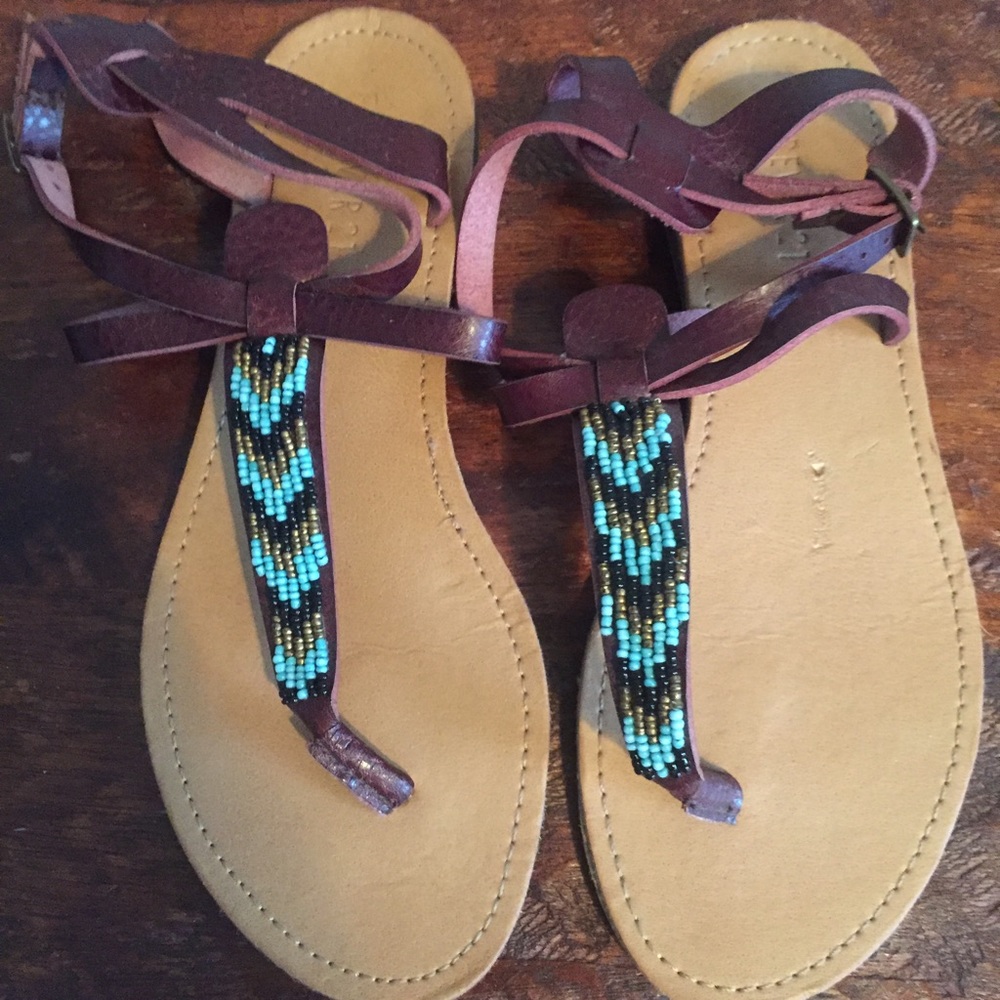 Forever 21 beaded sandals
