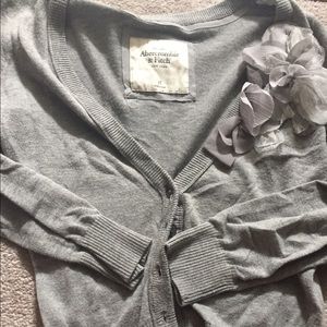Abercrombie & Fitch Dark Gray Cardigan