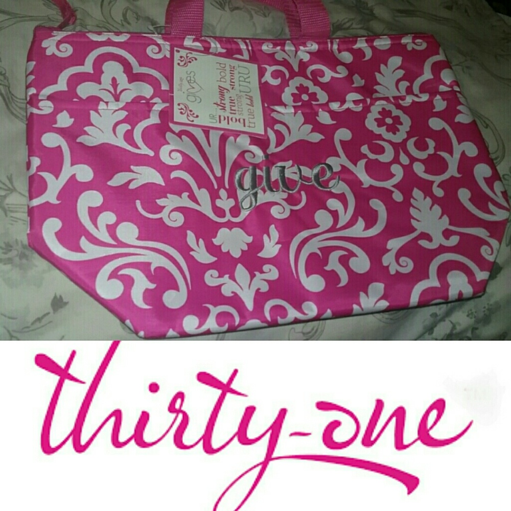 💎NEW💎U R U  "Give" Monogramed Thermal Lunch Tote