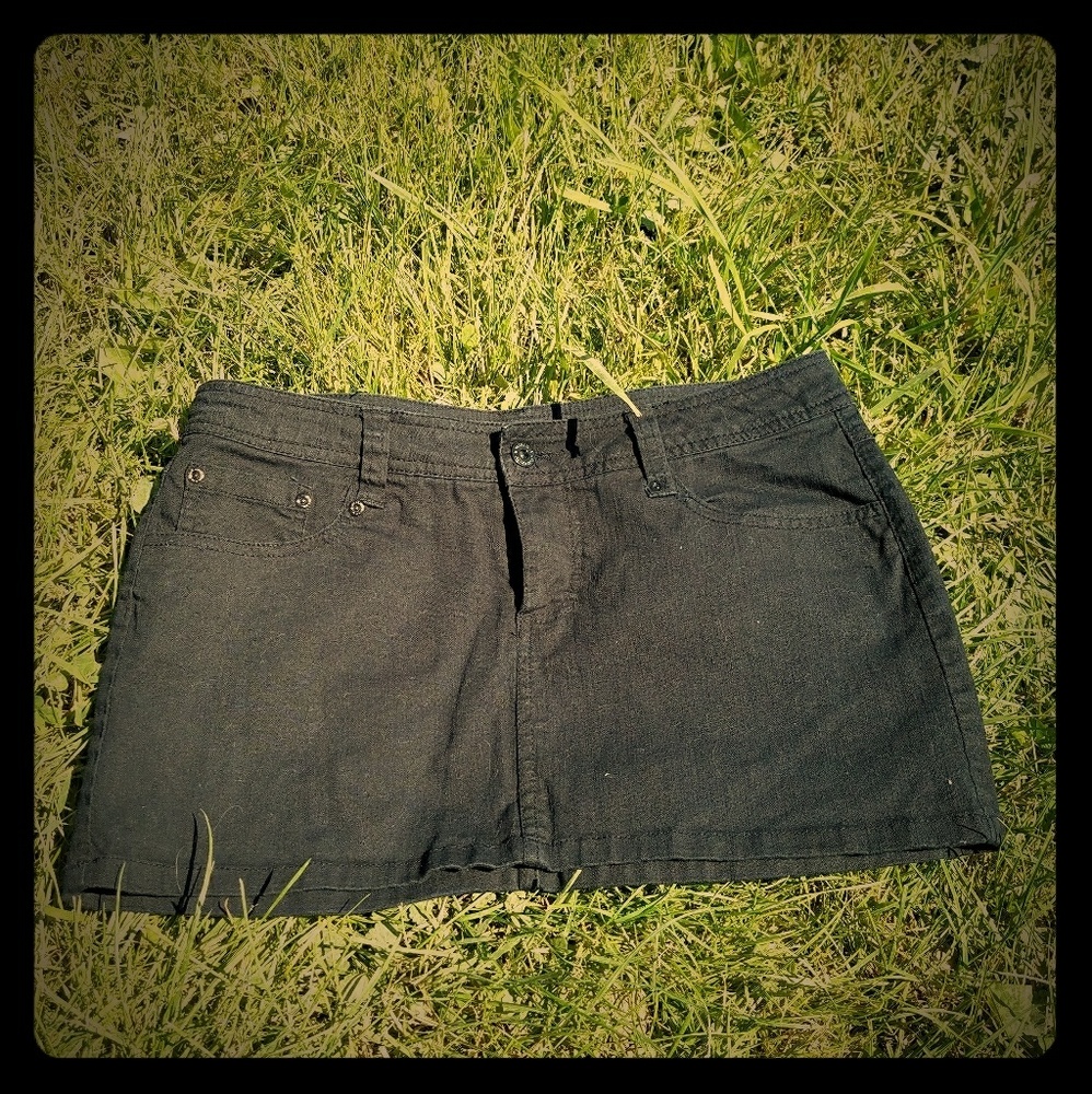 Ultra love black mini skirt