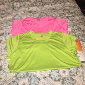 Bundle of 2 Neon duo dry max tee shirts