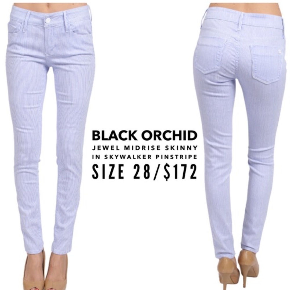 Black Orchid Pin Striped jeans