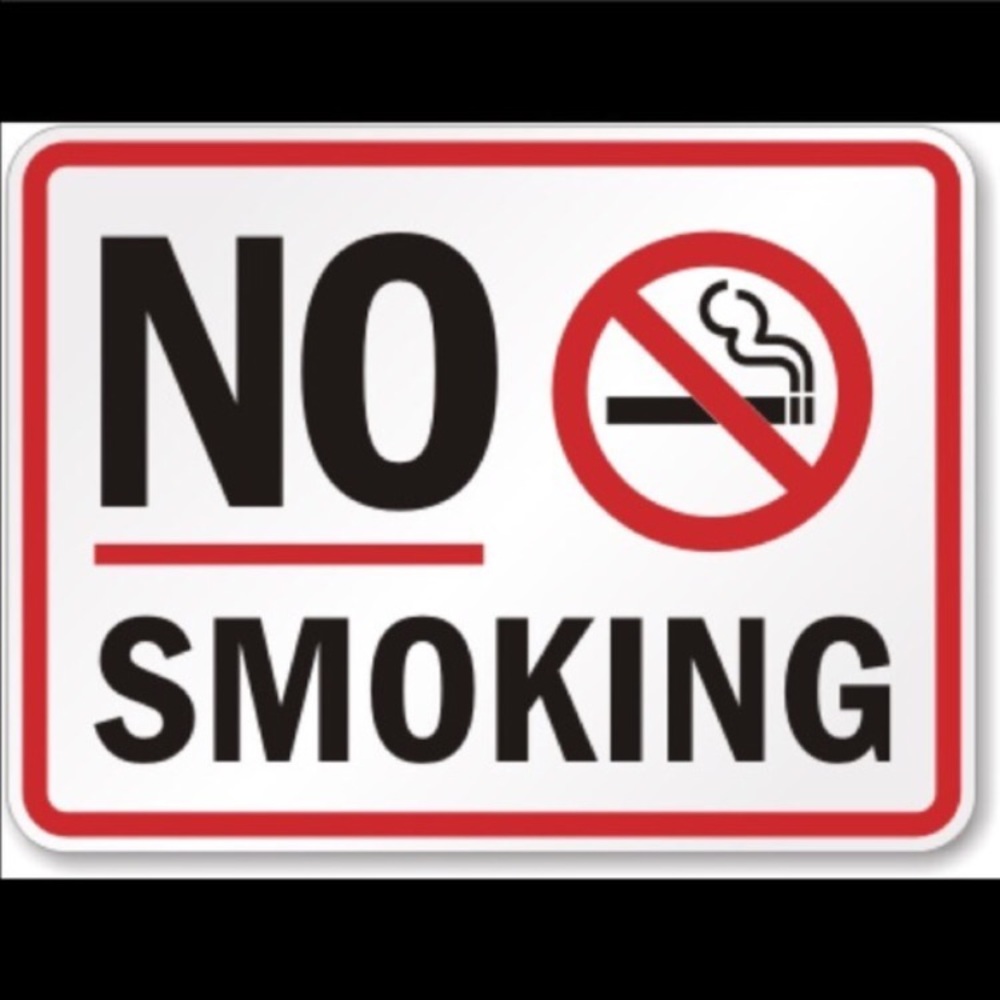 No smoking household!