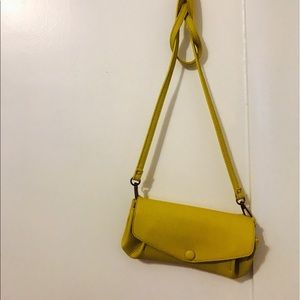 Anthropologie - Remi & Reid Yellow Crossbody purse