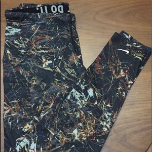 Nike Pro Combat therma-fit leggings - large