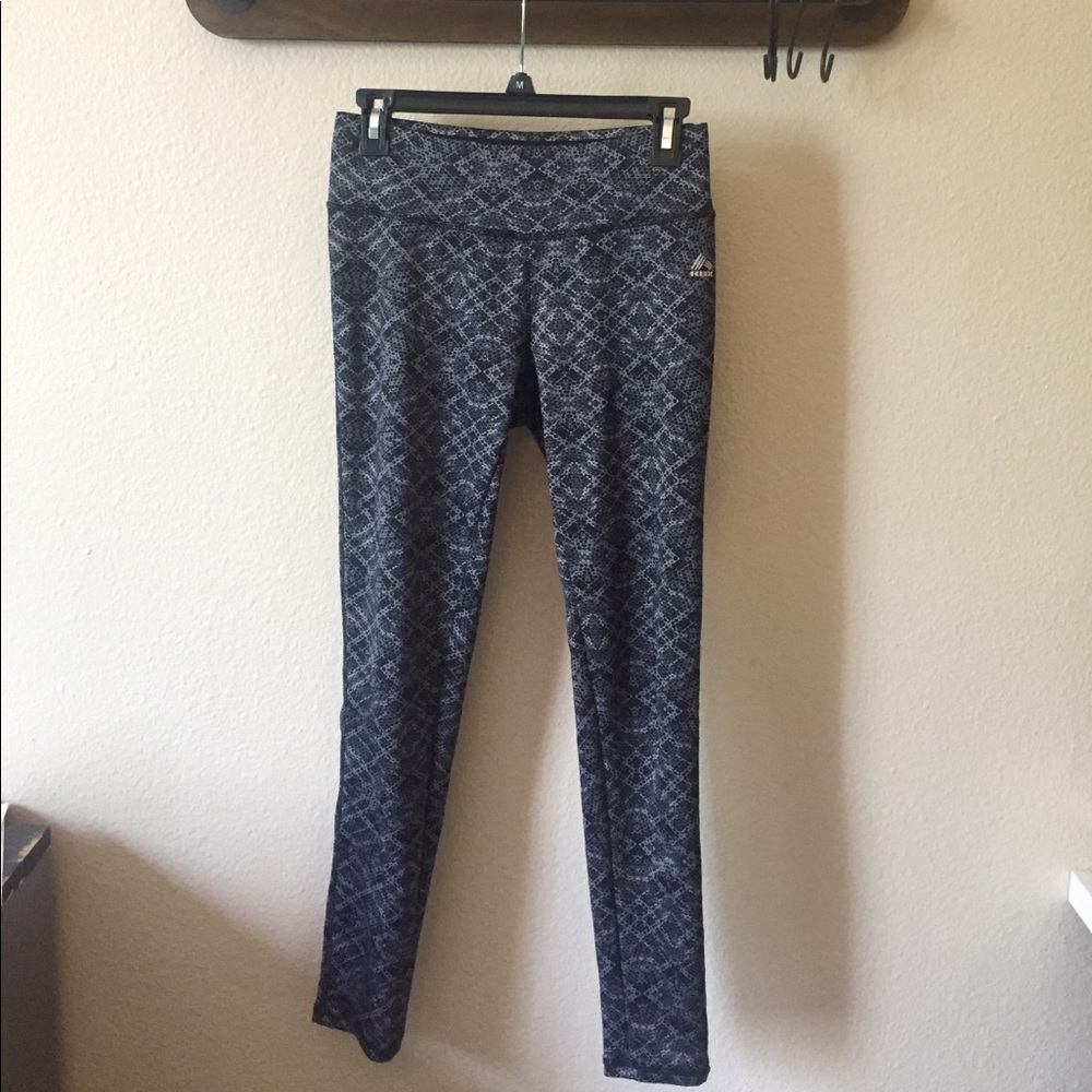 RBX printed workout tights size small.