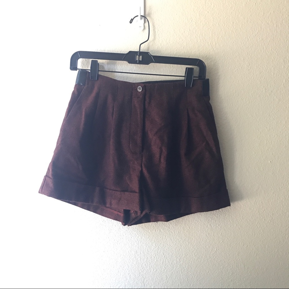 TOPSHOP tweed shorts