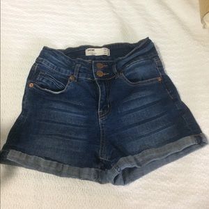 High waisted shorts
