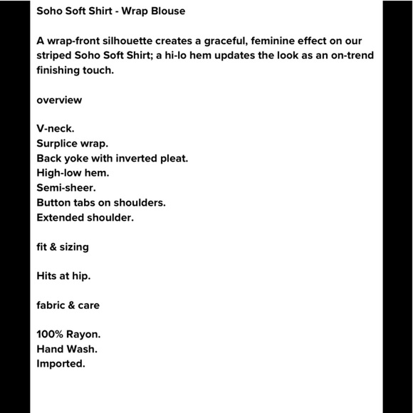 Price Dropped! NWT NY&C Wrap Blouse Sz XL - Picture 2 of 2