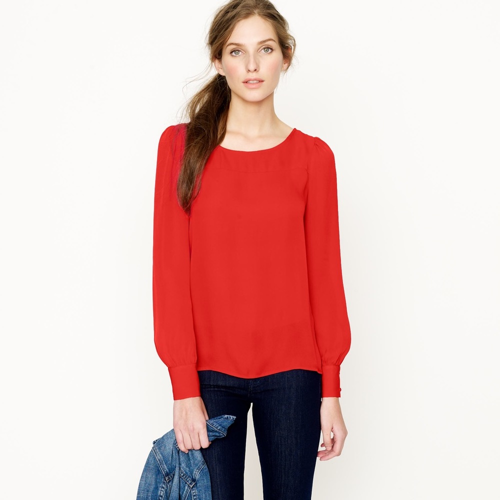 J. Crew Silk Blouse