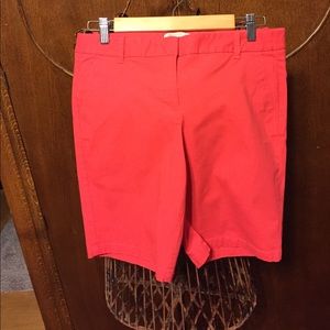 ✅J crew like new coral size 6 shorts✅
