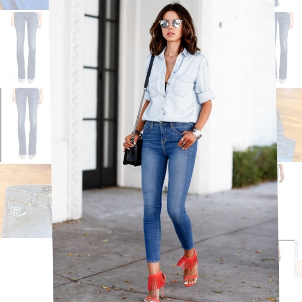 $1,200 Gucci Jeans in EUC Sz 27 Barely Worn