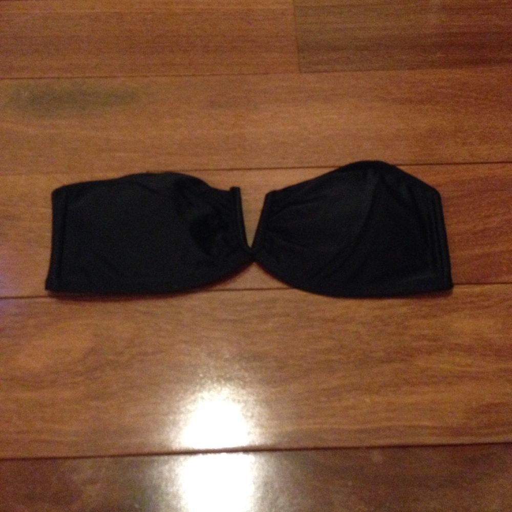 Black bathing suit top