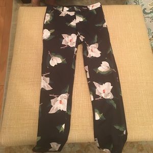 Banana Republic floral ankle pants