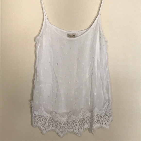 Lucky Brand Lace Polka Dot Tank - Picture 4 of 4