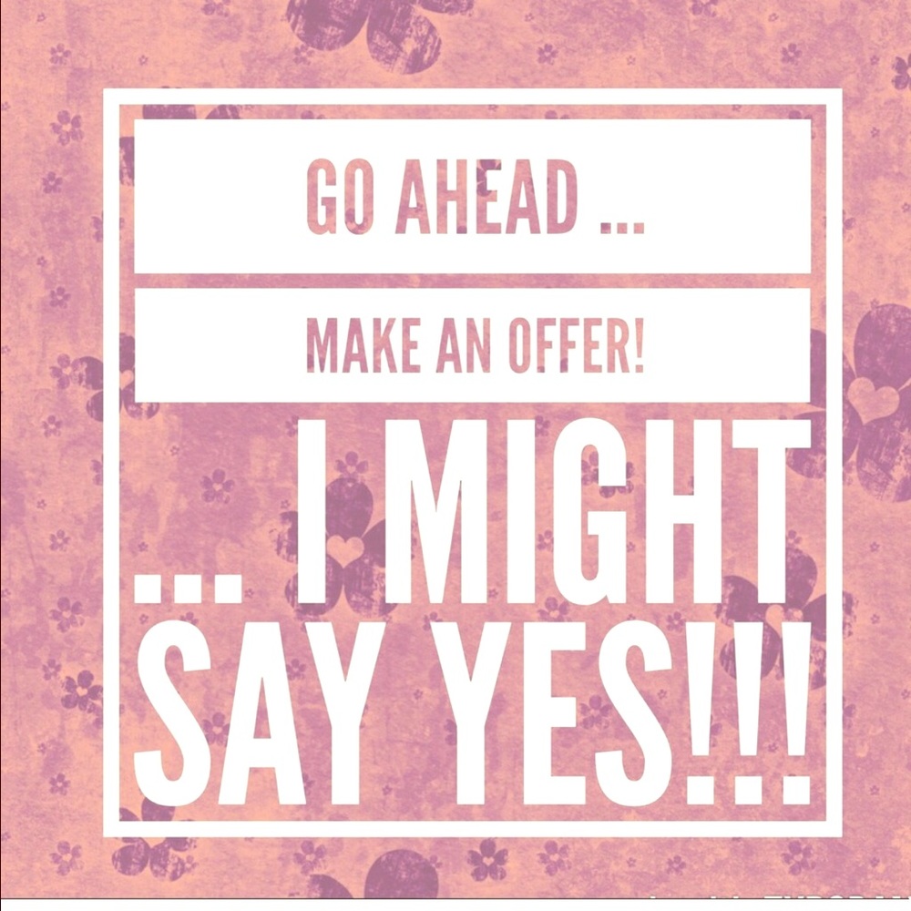 Make an offer on any item