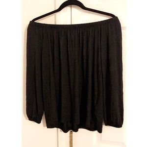 Hollister Off the shoulder peasant top