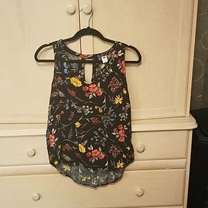 Flowered tank top