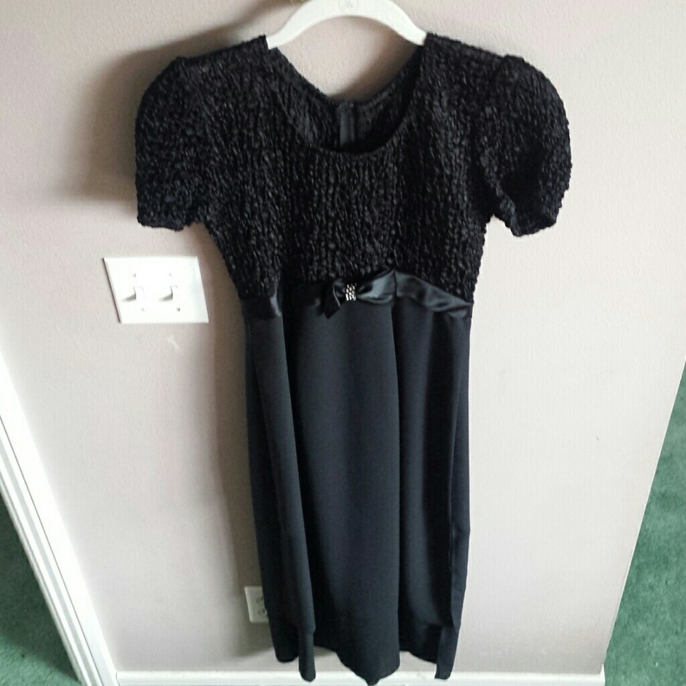 Classic formal black dress