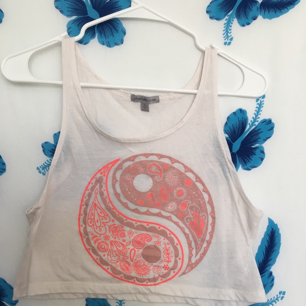 💕MARBLE MANDALA CROP TOP TANK TOP💕